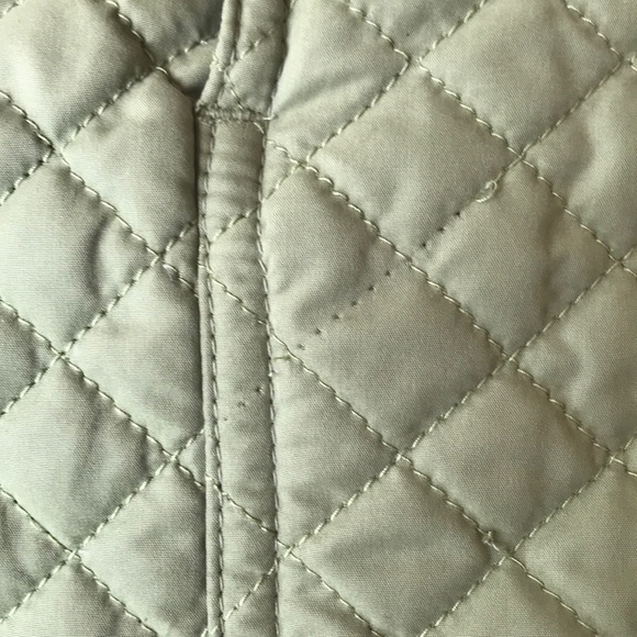 Valerie Stevens Green Quilted Jacket Diamond Stitch Snap Front XL - Picture 11 of 11